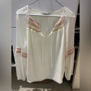 DVF silk top